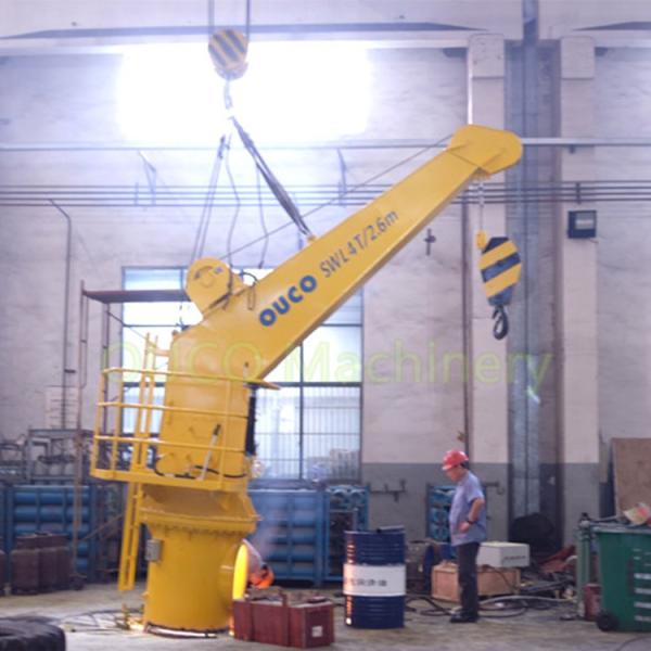 Buy cheap TTS Straight Boom Vessel Small Marine Cranes With SWL 4T 2.6M from wholesalers