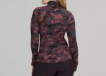 Plus Size Long Sleeve Thumb Hole Side Pocket Running Jacket Women