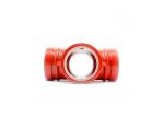DIN Standard Ductile Iron Water Pipe Fittings Grooved Plumbing Cross OEM