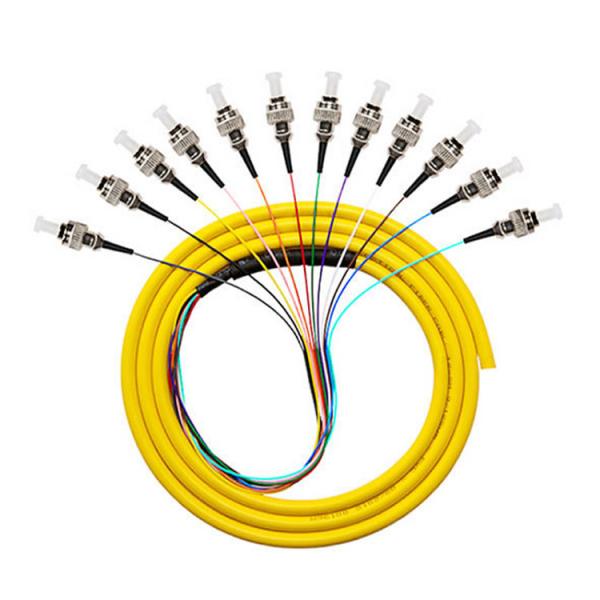 Buy cheap Multimode 50/125 62.5/125 SM 12 Cores Coated Fiber Optic Pigtail for 4g Network Solution from wholesalers