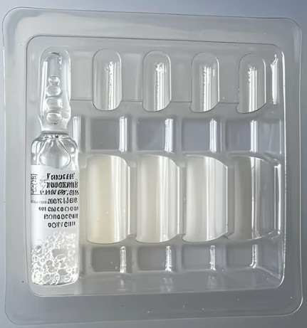 Manufacturer custom ampoule bottle tray, medical packaging disposable blister 5ml packaging 5ml ampoule packaging 5ml medicine packaging 5ml glass