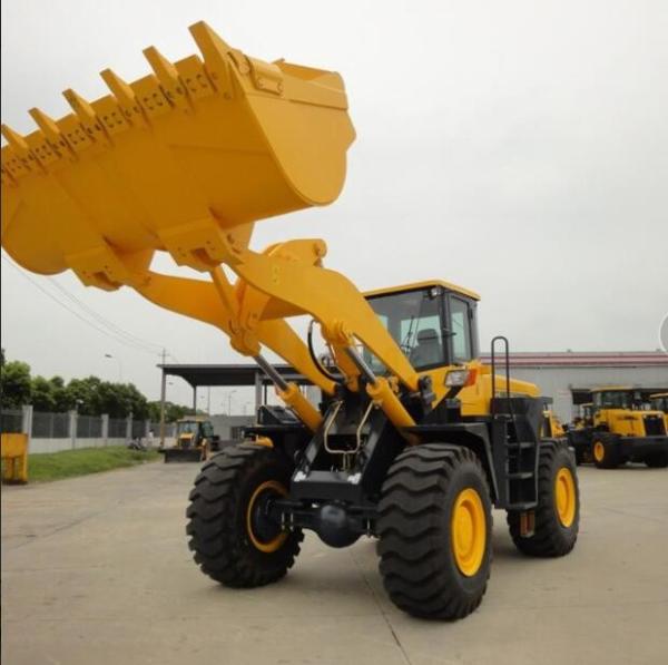 Quality CE ISO Front Wheel Loader Machine Bucket Automatic Leveling Ability for sale