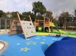 Tear Resistant Rubber Granules Flooring anti skidding For Kids Flooring