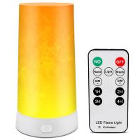 Buy cheap Dimmable Rechargeable Led Magnet Flame Light Dc 5v Remote Control Flame Table product