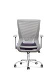 Purple mesh office chair mid-back PP office staff swivel chairs ergonomic