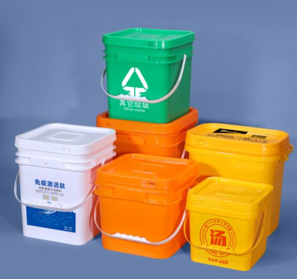 Buy cheap 1.2 Kg Square Plastic Pail for Paint White or Other Color from wholesalers