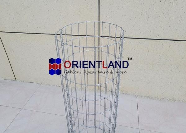 Buy cheap 4.0mm Wire Diameter 32cm Round Gabion Column from wholesalers