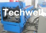 Color Steel Hat Cap Roll Forming Machine For Metal Roof RidgeTile