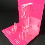 Cosmetic Rack Acrylic Eye Shadow Display Stand Plexiglass Lucite Makeup Counter
