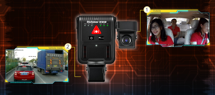 Max 2X256GB SD Card Storage 4G MDVR GPS WIFI Duel Len Dashcam for and Performance