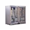 Buy cheap 198L Double Doors Stainless Steel Back Bar Cooler Auto Defrost Type With Easy Cleaning Gasket from wholesalers
