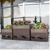 Buy cheap Outdoor large rectangle hollow out metal steel planter box from wholesalers