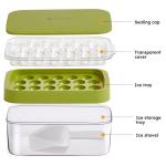 OEM Durable Small Circle Ice Cube Tray With Lid Summer Kitchen Fridge Freeze