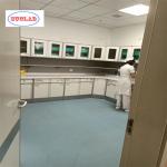 110 Degree Hinge Full Steel Hospital Clinic Furniture Disposal Work Benches with