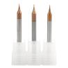 Buy cheap HRC55 2F Micro Diameter Ball Nose End Mill Ball Nose Milling Cutter Cooper Coating from wholesalers