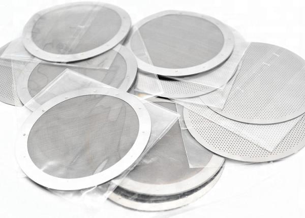 Buy cheap Industrial 0.01mm Thick SUS 316L Wire Mesh Water Filter , Metal Filter Disc from wholesalers