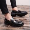 Buy cheap OEM Mens Leather Slip On Dress Shoes Rubber Bottom Men'S Tassel Dress Loafers from wholesalers