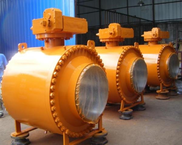 Buy cheap 600LB Trunnion Ball Valve with Blowout Proof Design from wholesalers