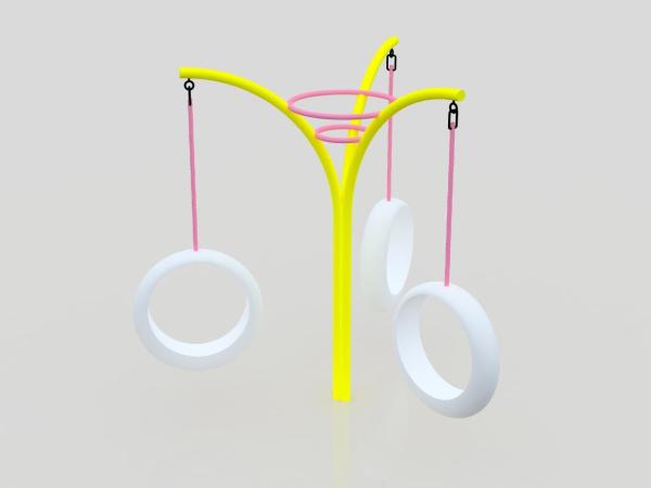 Buy cheap Cast Iron Children Inclusive Swing School Playground Equipment Swings from wholesalers