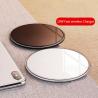 Buy cheap 10W Round Desktop Pad LED Light Wireless Phone Charger For Iphone X 8 Plus from wholesalers