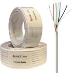 PVC Jacket ExactCables Solid 2x0.5mm Unshielded CCA Alarm Cable EN50575 IEC6032