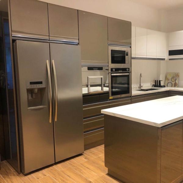 Buy cheap Customized Modern Design Smart Kitchen Automatic Door Kitchen Cabinets from wholesalers