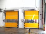 Industrial Transparent PVC Window High Speed Door Yaskawa Frequent Convert