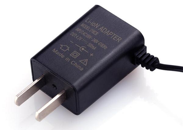Buy cheap Small US Plug In Battery Charger Ultrasonic Mould 18650 Cell Charger 3.7 V 500mA from wholesalers