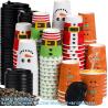 Buy cheap Christmas Disposable Coffee Cups 12 Oz Insulated Ripple Wall Cup With Lid, Xmas Disposable Coffee Espresso Cups from wholesalers
