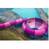 Buy cheap Fiberglass Material Bowl Water Slide Commercial Playground Equipment 15kW Power from wholesalers