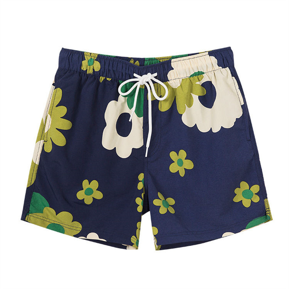 Custom Design Your Own Logo Sublimation Printed Waterproof Board Shorts Four Way Stretch Swim Trunks