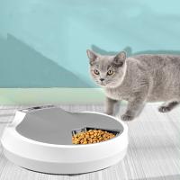Buy cheap 5 Compartments 270ml 1200mA Automatic Pet Food Dispenser product