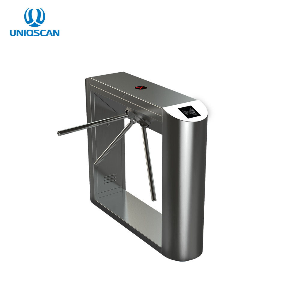 Rfid Access Control Tripod Turnstile Gate Bi - Directional 304 Stainless Steel Material