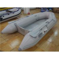 Buy cheap V Shaped PVC Inflatable Boat With 4 Individual Air Chambers / Aluminum Floor product