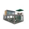 Buy cheap Galvanized Steel Square Tubes Main Structure Prefabricated Villa House Modern Modular Container Luxury Three Bedroom from wholesalers