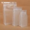 Buy cheap 250g Flat Bottom Bags Plastic Food Packaging Heat Seal Transparent Zipper Bags from wholesalers