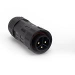 Plastic Waterproof Electrical Cable Connector , 2Pin Underground Wire Connector