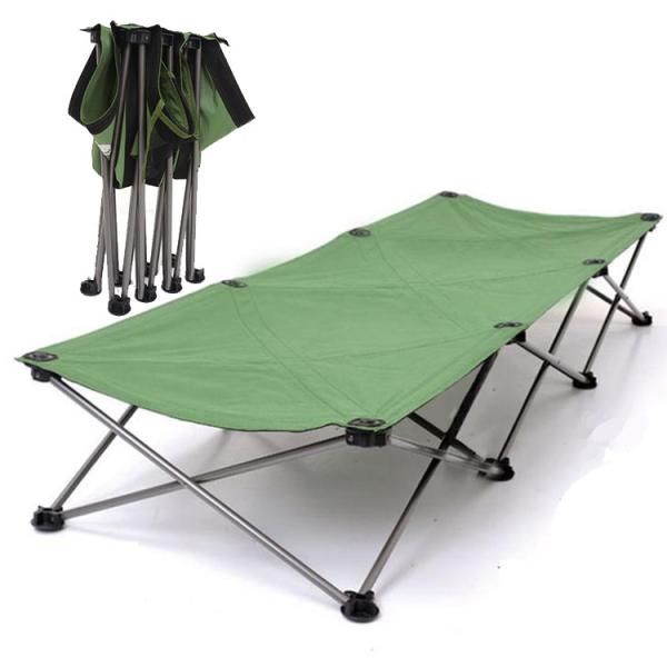 Buy cheap Ultralight Collapsible Portable Folding Camping Bed for Adult NO Inflatable Metal Fabric from wholesalers