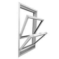 Buy cheap OEM Up And Down UPVC Double Hung Window Slim Frame product