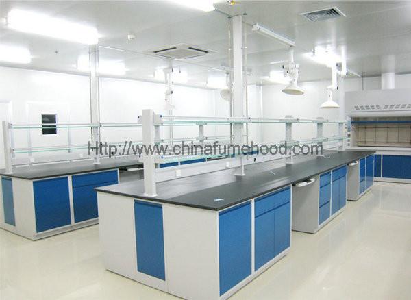 Buy cheap Cold Rolled Steel Lab Furniture Island Bench Smooth Frame 3000*1500*850mm from wholesalers