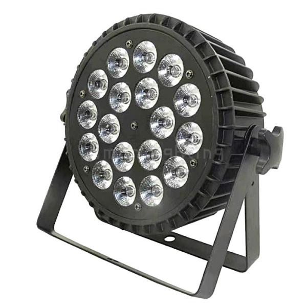 Buy cheap Big Lens DMX 18x10w RGBW 4in1 Aluminum Cast Indoor LED Flat Par Light from wholesalers