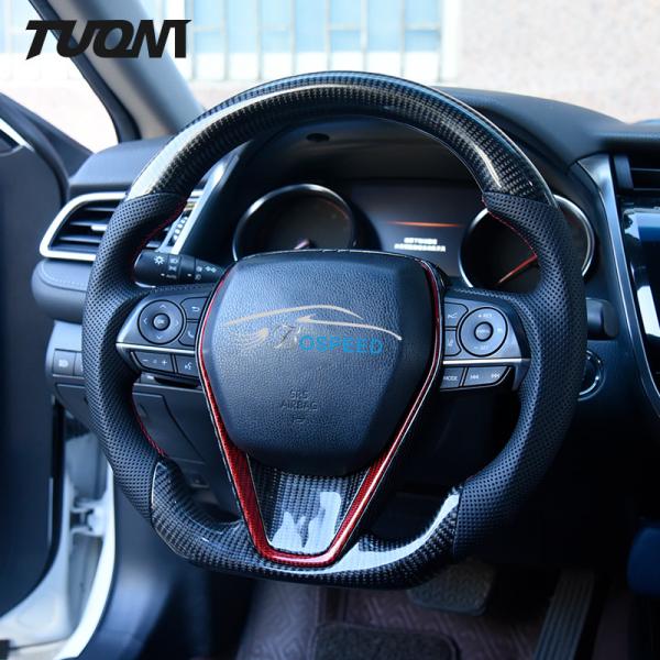 Buy cheap OEM Toyota Carbon Fiber Steering Wheel Leather Camry Corolla RAV4 from wholesalers