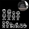 Buy cheap Transparent Waterproof Car Stickers Customized PVC Vinyl Bumper Stickers from wholesalers