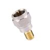 Buy cheap Nickel Plating Antenna Transfer Connector F Type Male Plug To Female Jack Straight from wholesalers