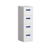 Buy cheap OEM ODM 5mm Edge Vertical 4 Drawer Filing Cabinet  0.6mm Thickness from wholesalers
