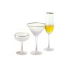 Buy cheap 160ml 12.5cm Transparent Frosted Hand Blown Margarita Glasses For Bar from wholesalers