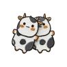 Buy cheap T Shirt Animal Embroidery Patches Die Cut Border White Black Yellow Color from wholesalers