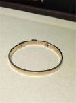 diamonds of CDC bracelet 18kt gold with white gold or yellow gold