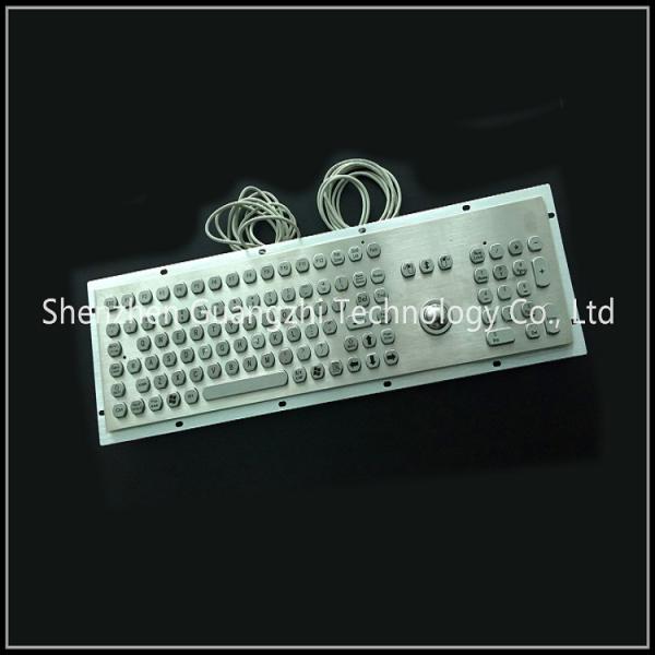 Buy cheap 106 Keys Type Waterproof Keyboard , Industrial Grade Metal Computer Keyboard from wholesalers