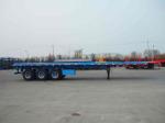 40 Foot 20 foot flatbed trailert / high bed semi truck trailer for container